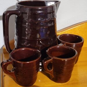 Vintage Marcrest "Daisy & Dot" stoneware set